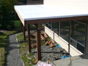 Deck With Glass Railing